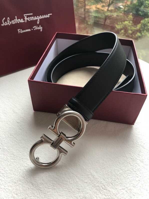 Ferragamo Men s Reversible cowhide belt 3.5cm