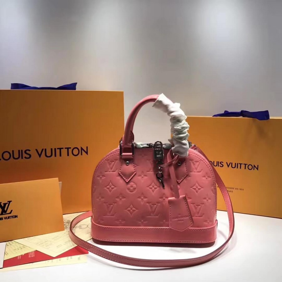 Louis Vuitton Monogram Vernis Alma BB M50415