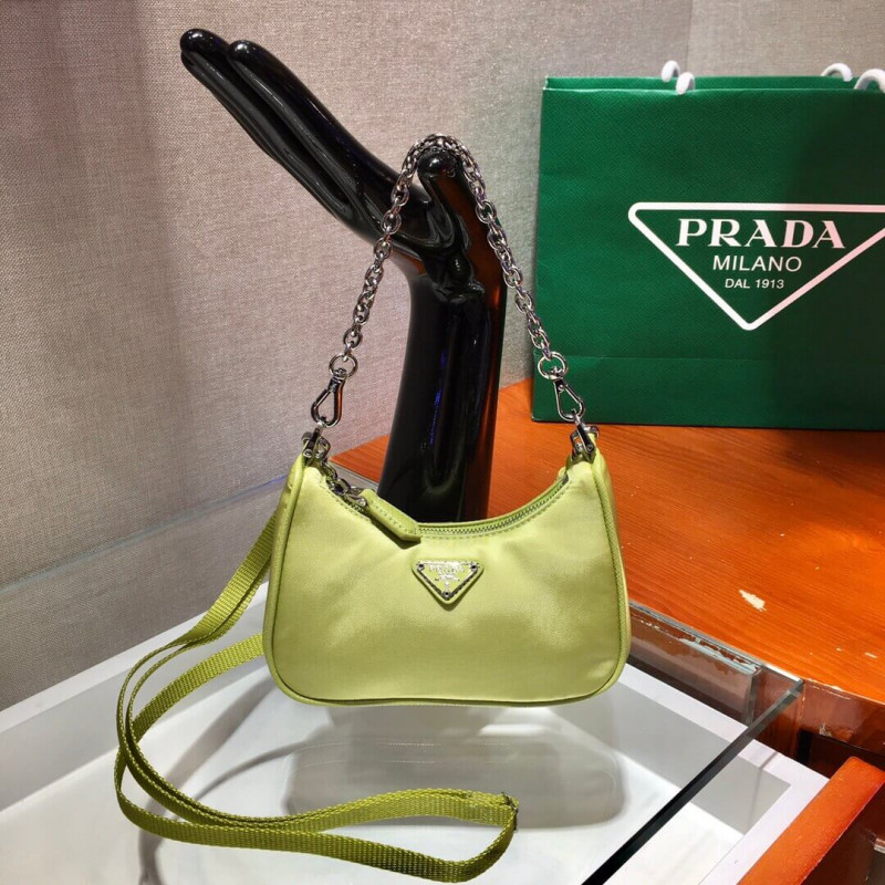 Prada Mini Nylon Hobo Bag 15cm 1BC204