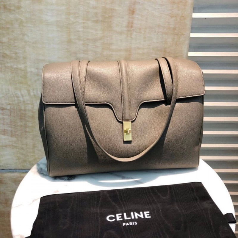 Celine Large Soft 16 Bag In Supple Grained Calfskin 194043