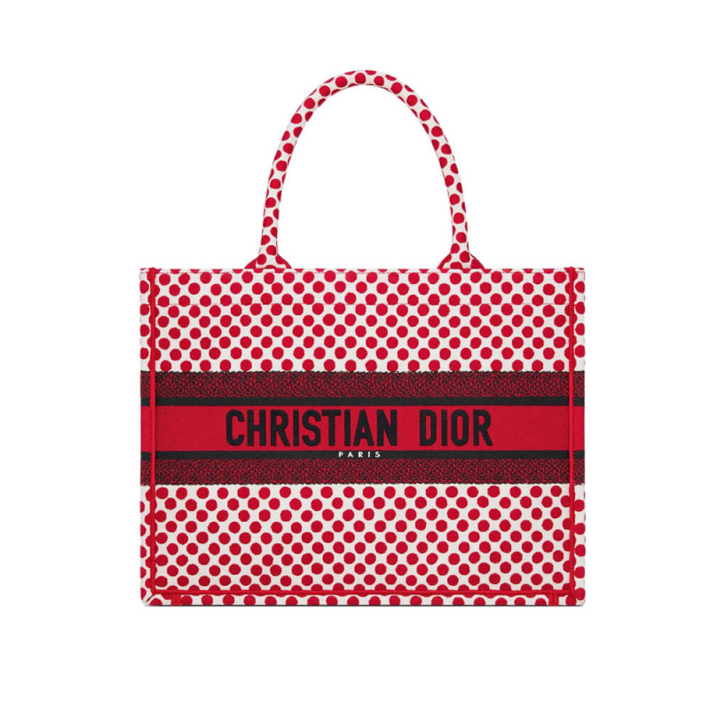 Dior Polkadot Dioramour Small Book Tote Bag M1296