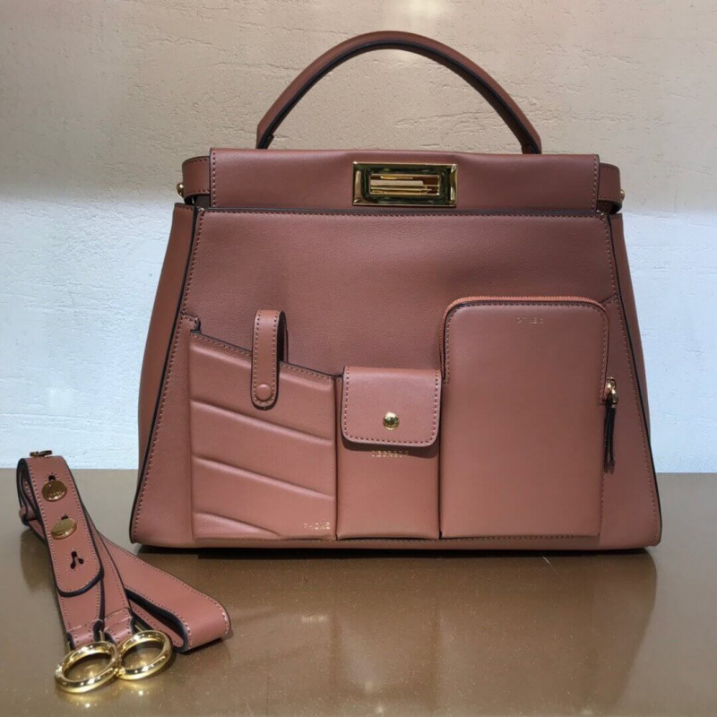 Fendi Peekaboo Iconic Medium Pocket Bag 8BN312