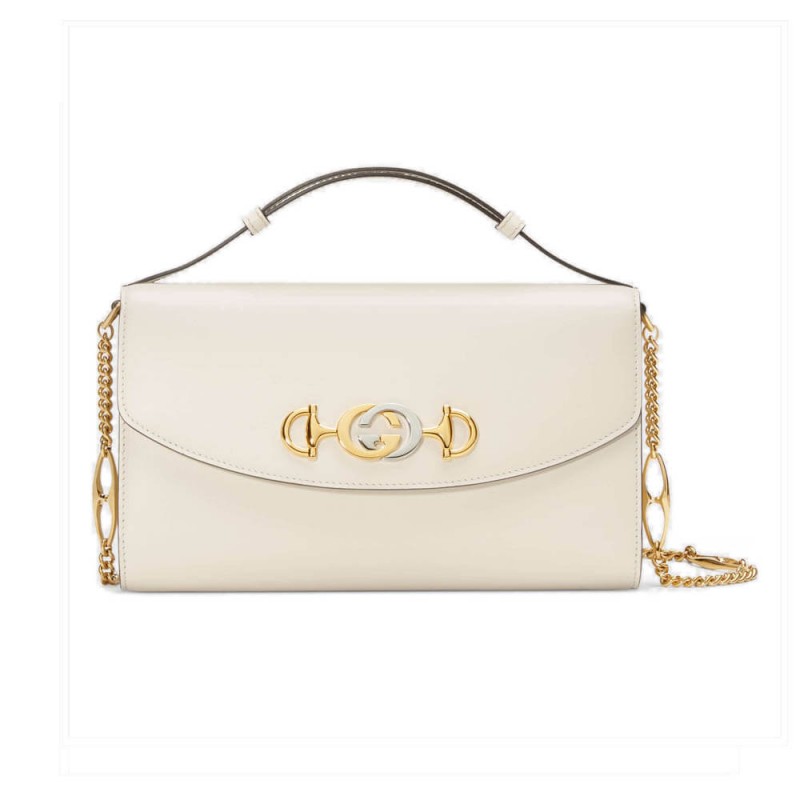 Gucci Zumi Smooth Leather Small Shoulder Bag 572375