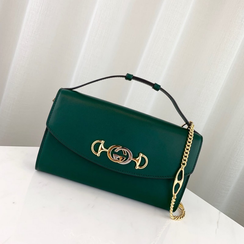 Gucci Zumi Smooth Leather Small Shoulder Bag 572375
