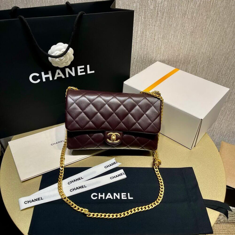 Chanel Lambskin Flap Bag AS3609