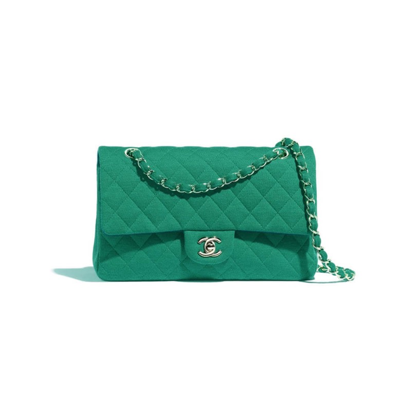 Chanel Jersey Classic Handbag A01112