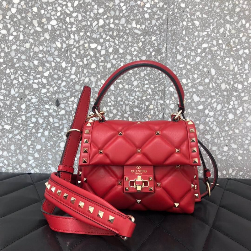 Valentino Garavani Candystud Mini Leather Shoulder Bag 0220