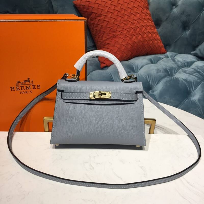Hermes Kelly Bag 19cm in Epsom Leather