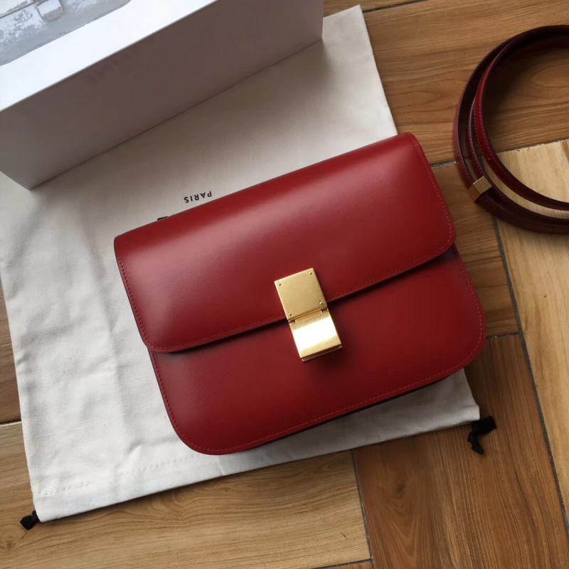 Celine Medium Classic Bag in Box Calfskin 189173