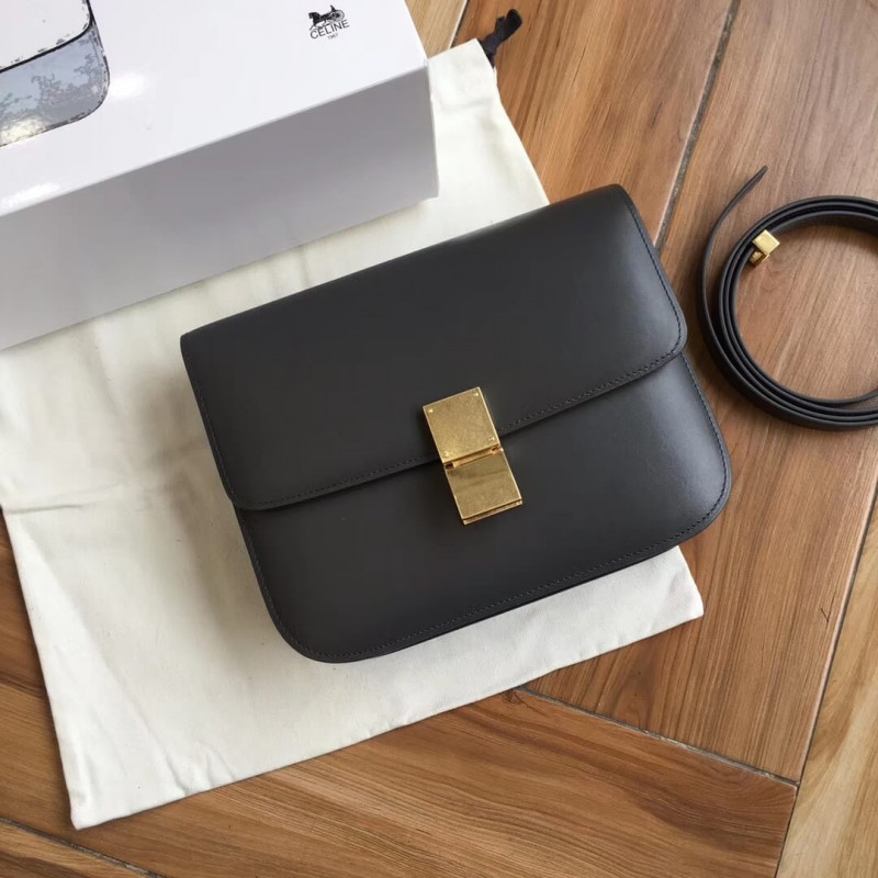 Celine Medium Classic Bag in Box Calfskin 189173
