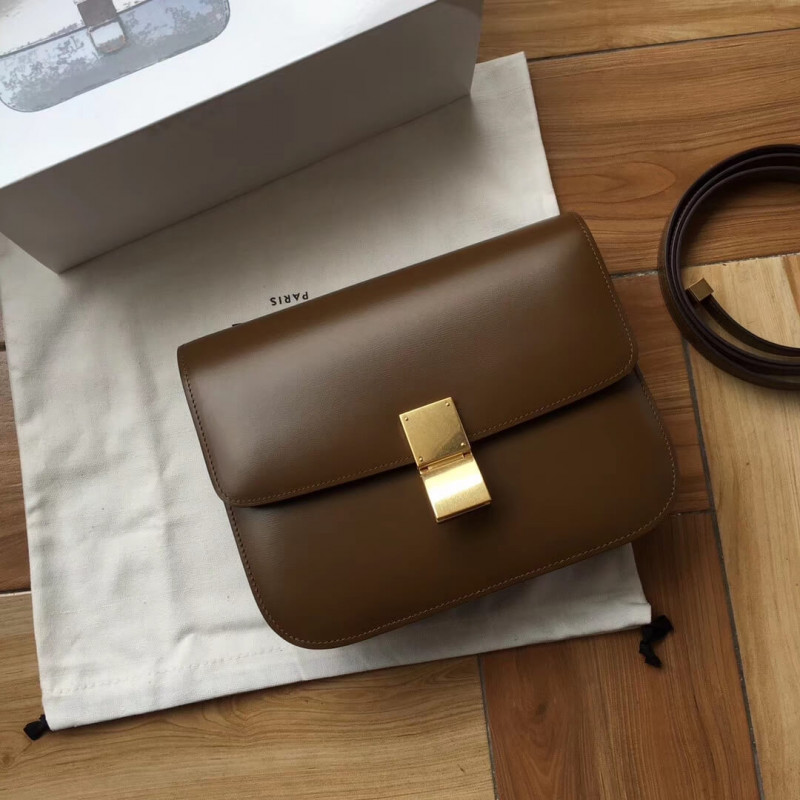 Celine Medium Classic Bag in Box Calfskin 189173