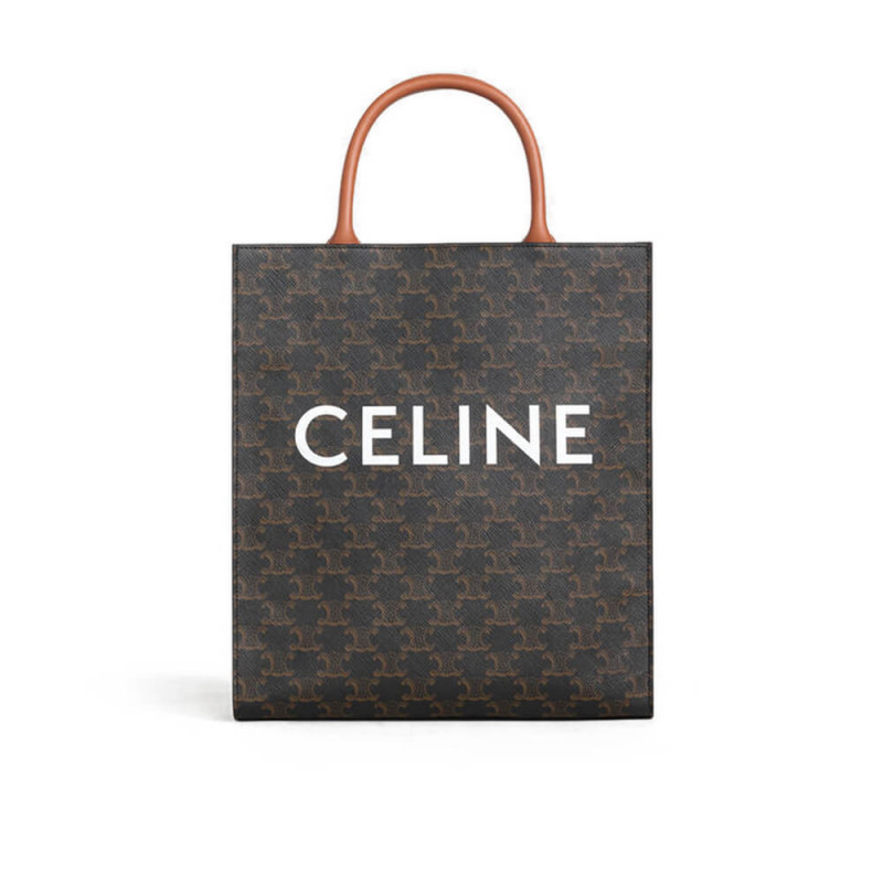 Celine Small Cabas Vertical In Triomphe Canvas 191542