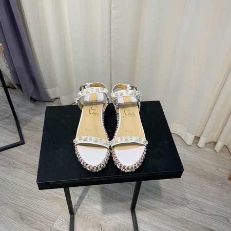 Christian Louboutine Red sole leather sandals