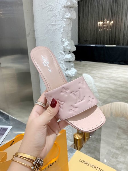 Louis Vuitton Calfskin high heel sandals