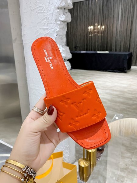 Louis Vuitton Calfskin high heel sandals