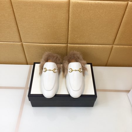 Gucci Classic horsebit wool slippers