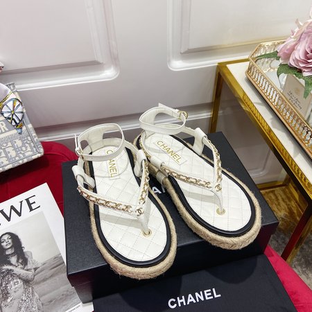 Chanel Lingge Classic Flip Flop Sandals