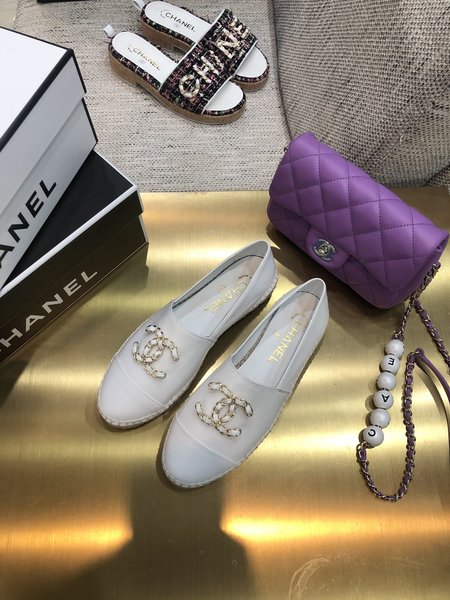 Chanel CC Buckle Espadrilles