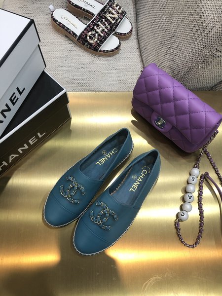 Chanel CC Buckle Espadrilles