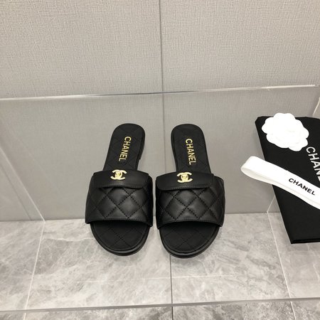 Chanel sandals sheepskin
