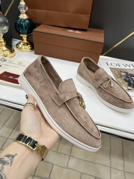 LP Handmade cashmere loafers