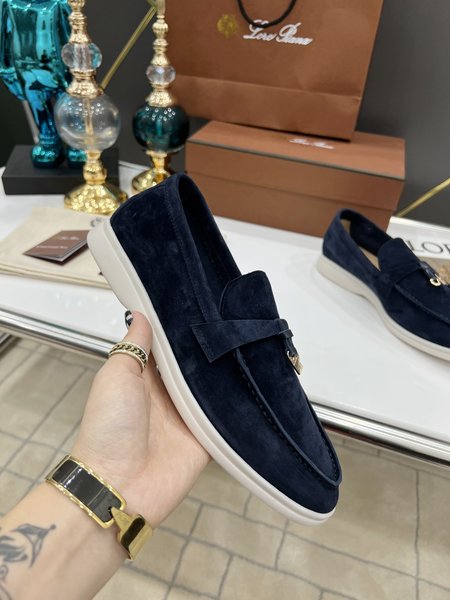 LP Handmade cashmere loafers