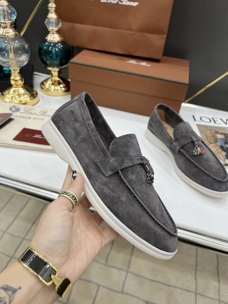 LP Handmade cashmere loafers