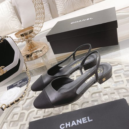 Chanel Classic color block sandals