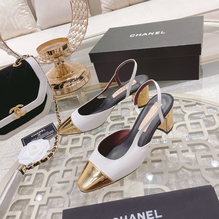 Chanel Color Block Air Side Sandals