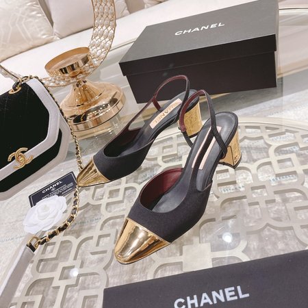 Chanel Color Block Air Side Sandals