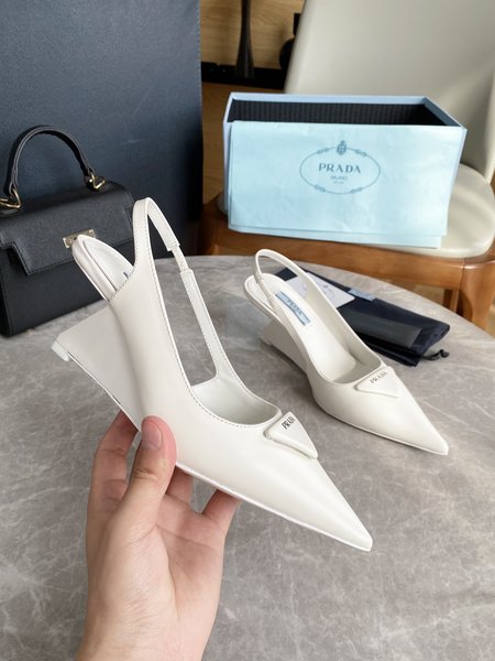 Prada classic triangle sandals