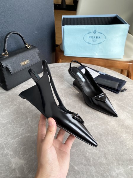 Prada classic triangle sandals