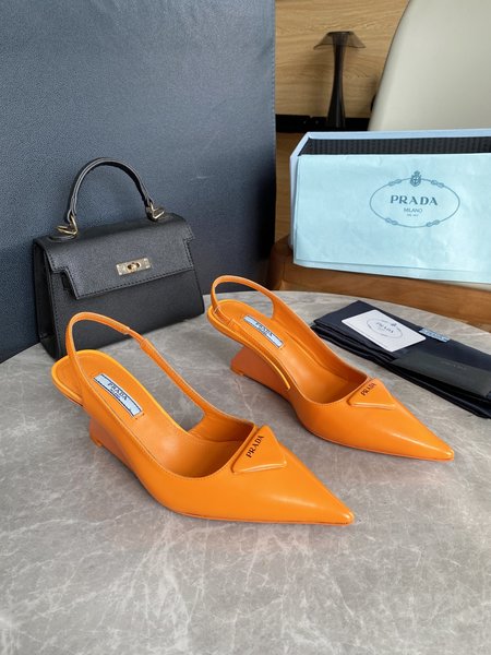 Prada classic triangle sandals