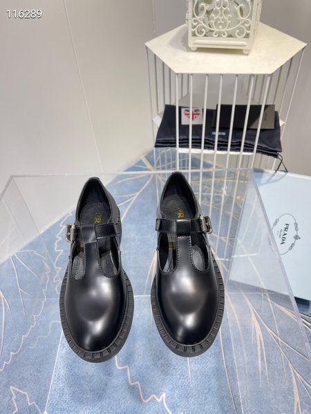 Prada small leather shoes