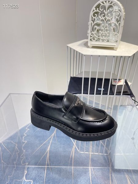 Prada small leather shoes