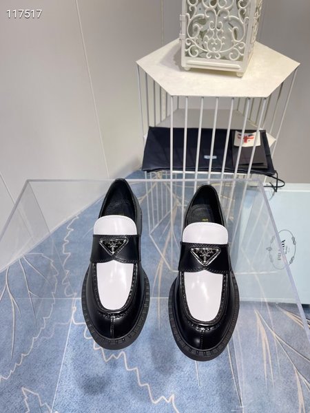 Prada small leather shoes
