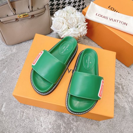 Louis Vuitton Platform Velcro Slides
