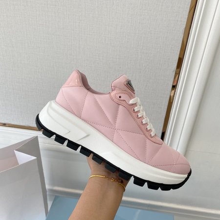 Prada replica pearl leather shoes