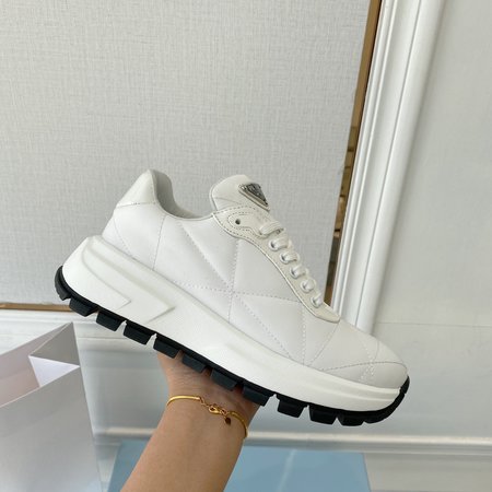 Prada replica pearl leather shoes