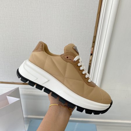 Prada replica pearl leather shoes