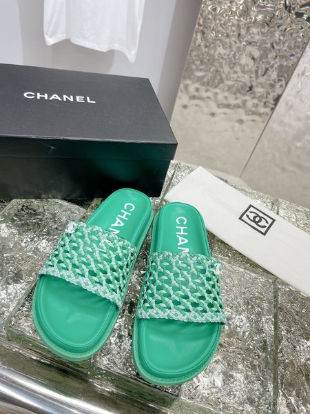Chanel Double Mesh Slippers