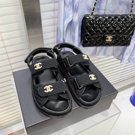 Chanel sheepskin shoes