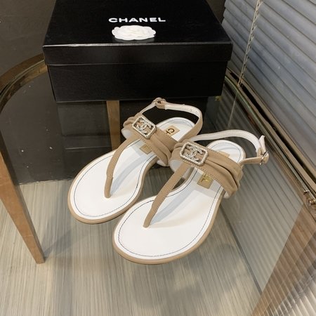 Chanel Calf leather classic strappy sandals