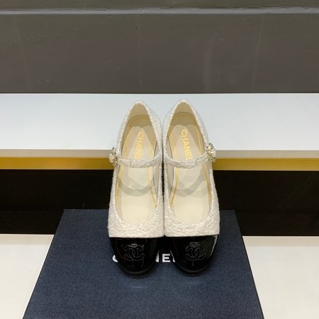 Chanel Mary Jane Sunflower Buckle Women s Shoes