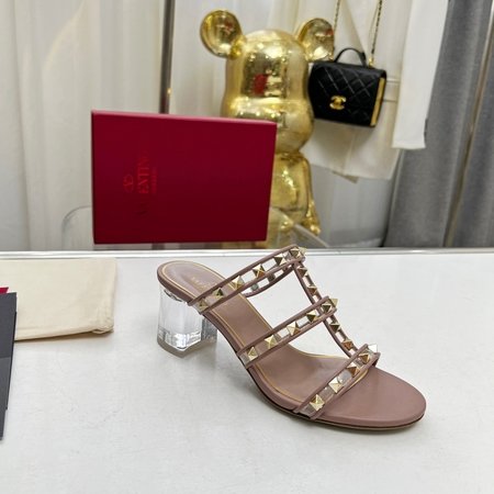 Valentino Transparent heeled film sandals