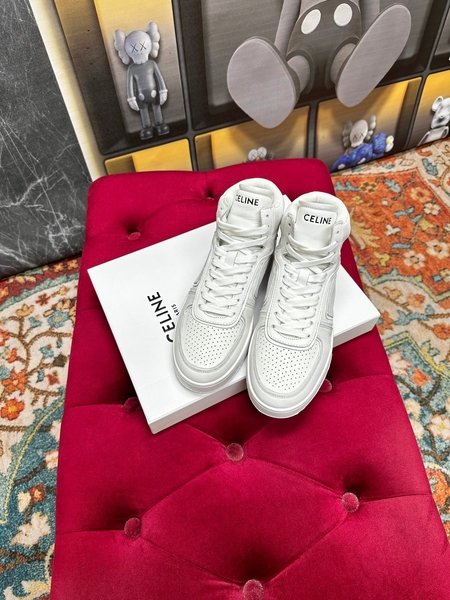Celine New color matching sneakers, white shoes