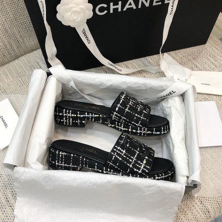 Chanel Wooden slippers