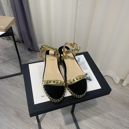 Christian Louboutine Red sole leather sandals