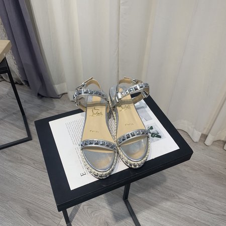 Christian Louboutine Red sole leather sandals