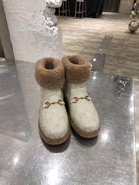 Gucci Autumn and winter wool boots